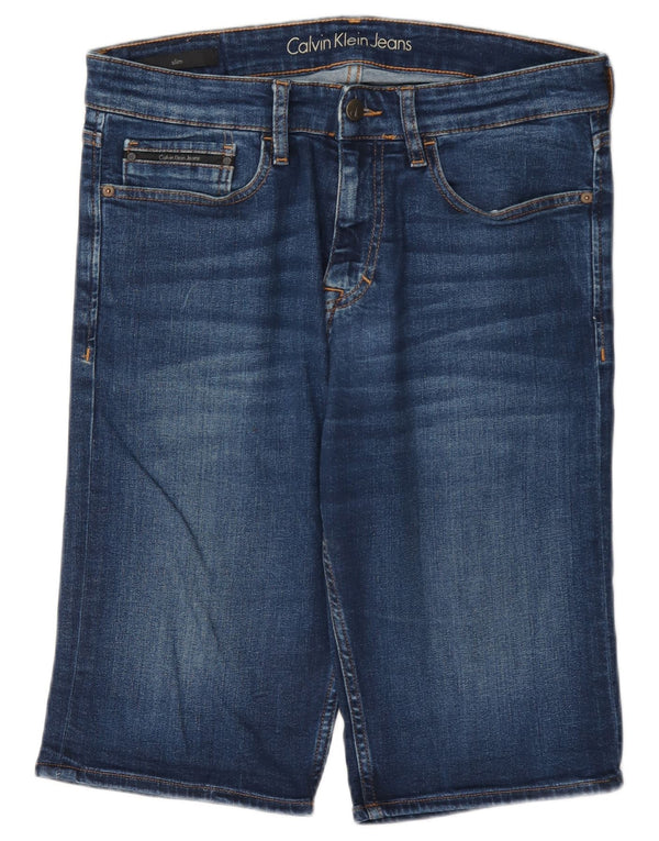 Męskie spodenki jeansowe Calvin Klein W31 Średnioniebieskie, bawełniane
