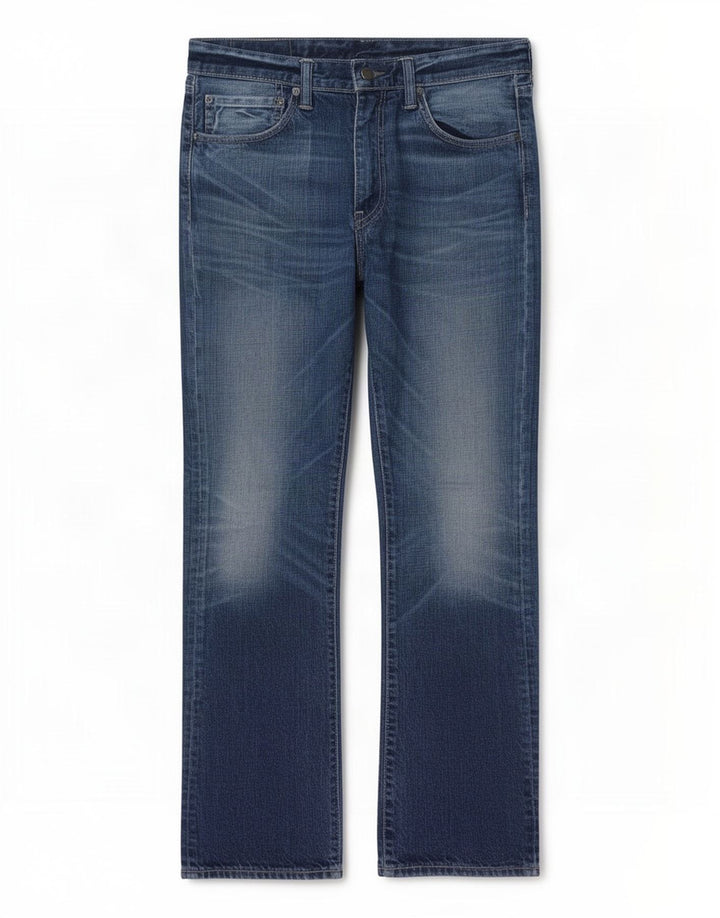 Męskie dżinsy Levi's 527 Bootcut W34 L32 Niebieska bawełna