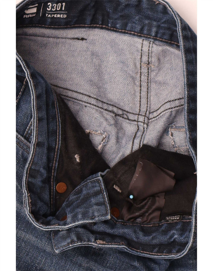 Dżinsy damskie G-Star 3301 Tapered W29 L34 Granatowe