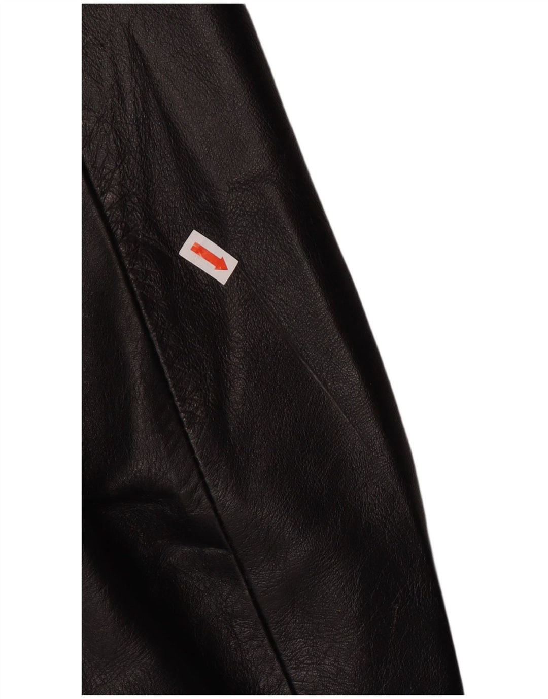 Vintage męska kurtka skórzana UK 38 Medium Black Classic