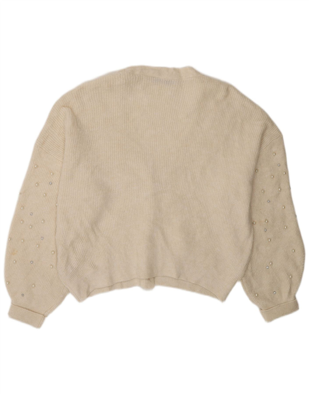 Marks & Spencer Damski sweter oversize UK 16, duży w kolorze złamanej bieli