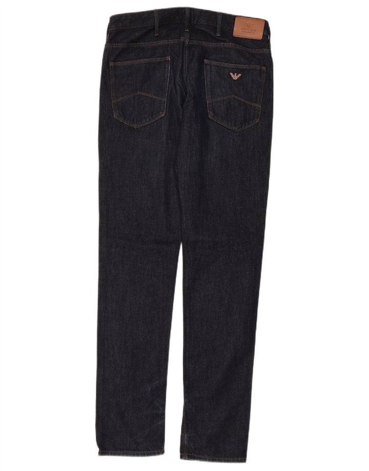 Damskie jeansy Armani Slim W31 L34 Granatowe bawełniane