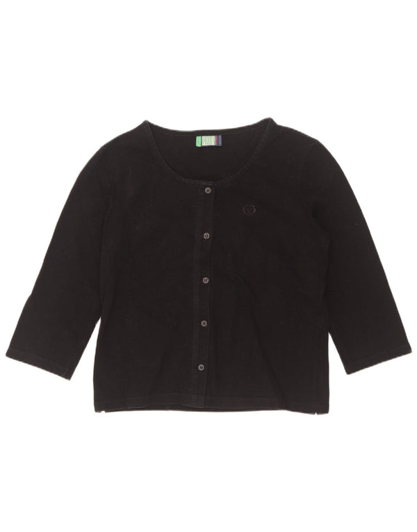 Damska bluzka koszulowa z rękawem 3/4 Sergio Tacchini UK 10, mała czarna