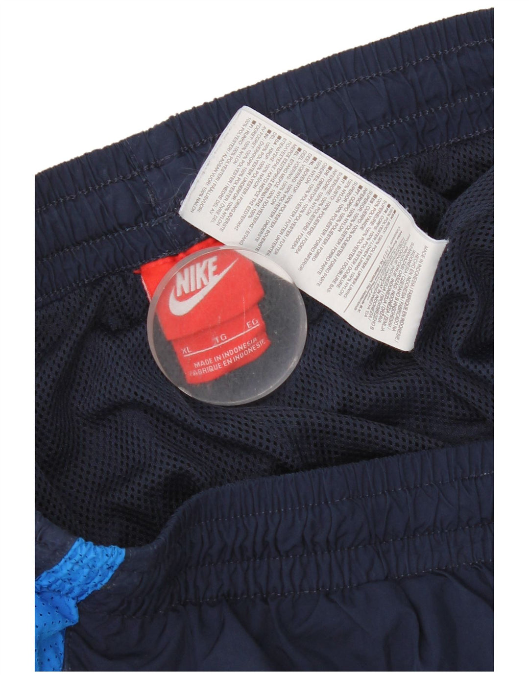 Męskie spodnie dresowe Nike Joggers XL Granatowy poliester z blokami kolorów