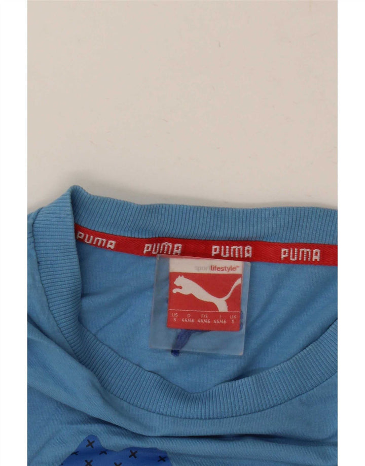 Puma Męska koszulka graficzna Top Small Blue