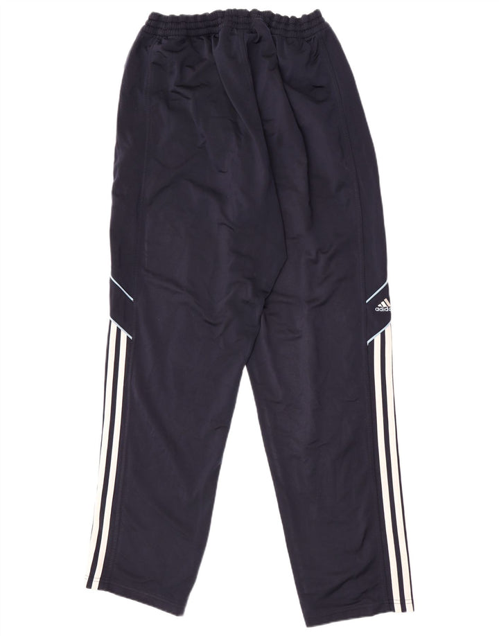 Męskie spodnie dresowe Adidas, duże, granatowe, poliestrowe