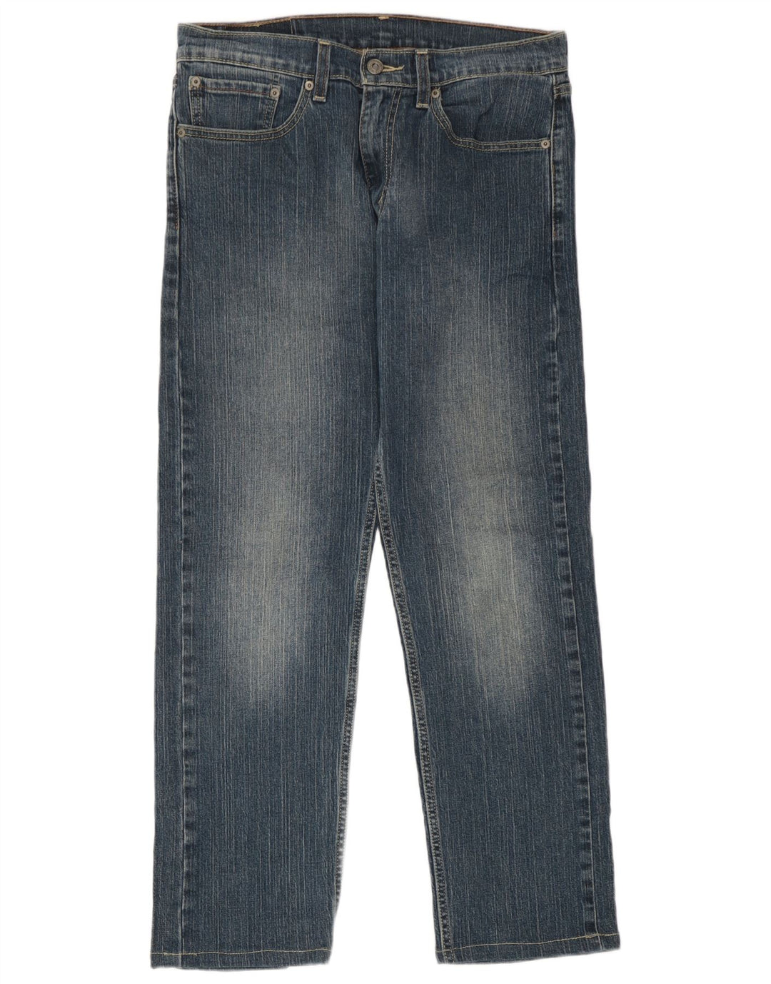Męskie jeansy Levi's 505 Straight W31 L27 Niebieskie bawełniane
