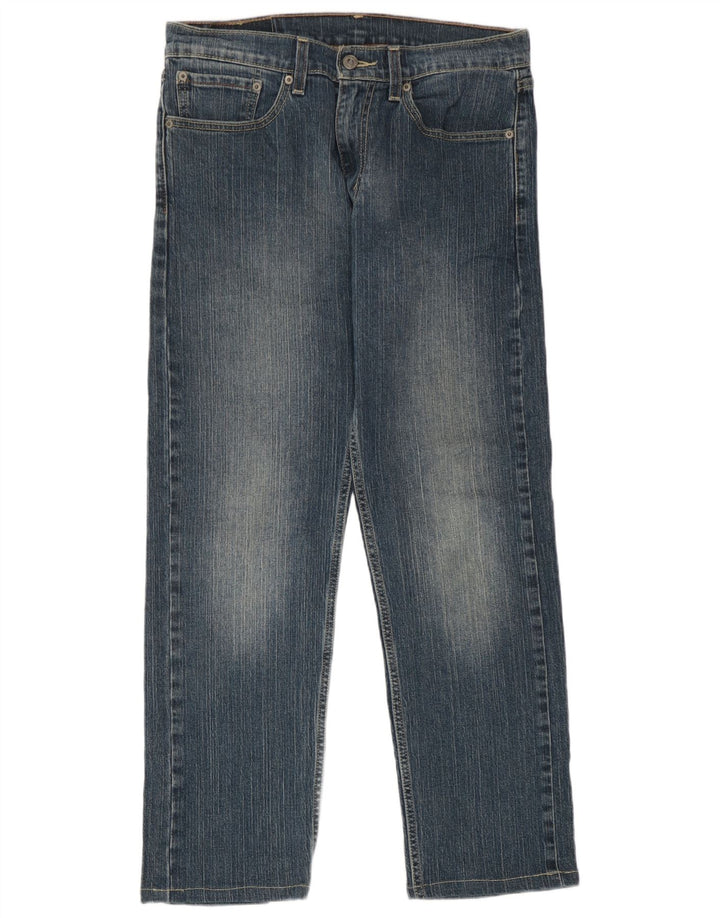 Męskie jeansy Levi's 505 Straight W31 L27 Niebieskie bawełniane