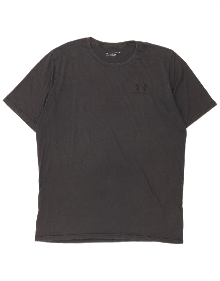 Koszulka męska Under Armour Top 2XL, czarna, bawełniana