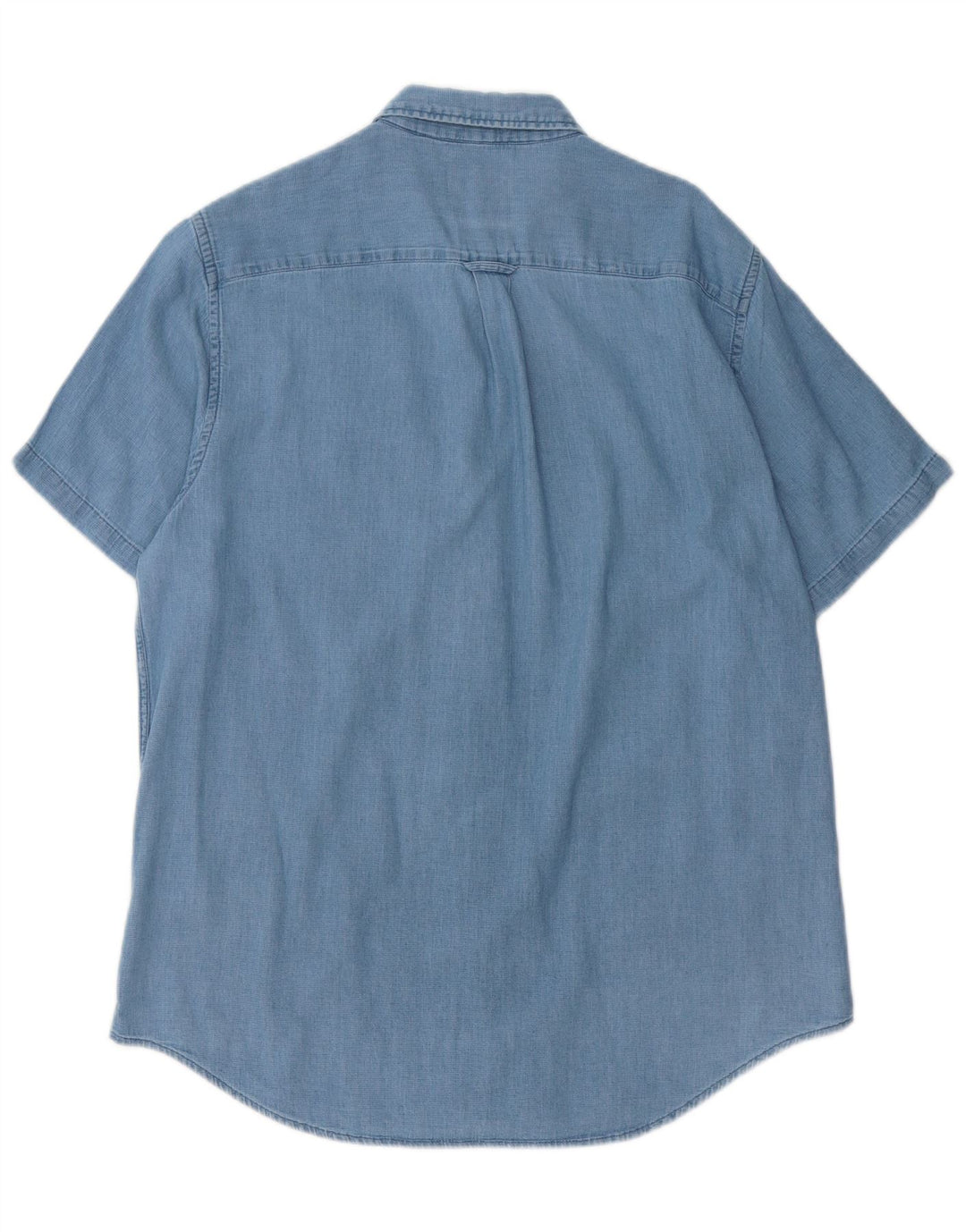 SUPERDRY Mens Short Sleeve Shirt XL Blue Cotton