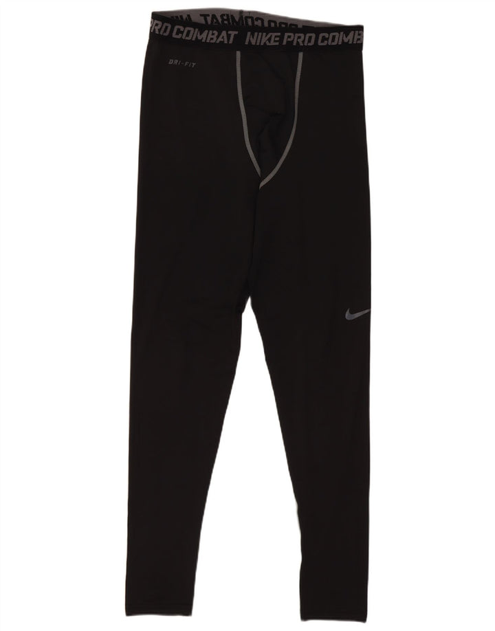 Męskie legginsy Nike Compression Graphic, duże, czarne