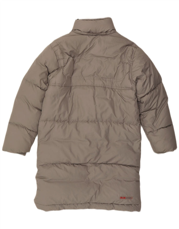 Męski ocieplany płaszcz Nike UK 36/38 Mały szary poliester