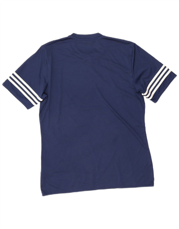 Adidas Męska koszulka Climalite Top, duża, granatowa, z poliestru
