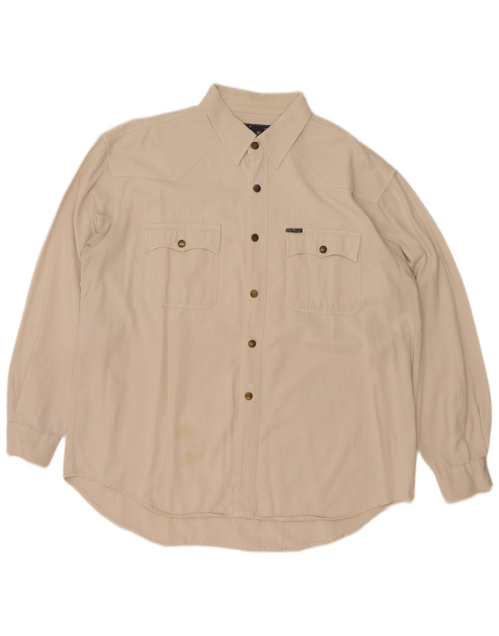 Koszula męska Vintage 2XL beżowa