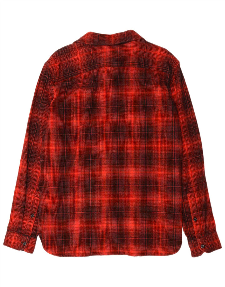 Koszula męska LEVI'S Standardowa flanelowa, bawełniana w średnią czerwoną kratkę