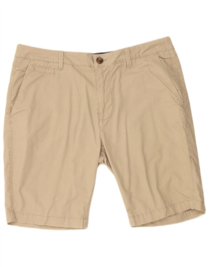 FAT FACE Mens Chino Shorts W36 Large Beige Cotton