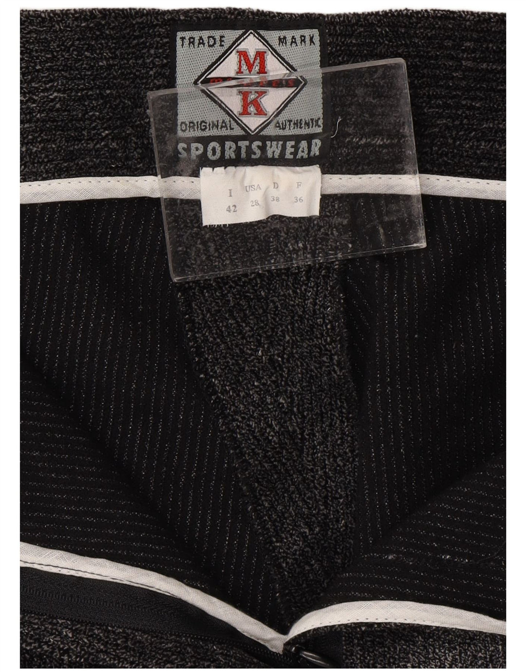 Wąskie spodnie sztruksowe MC KEE'S IT 42 Medium W28 L25 Szare