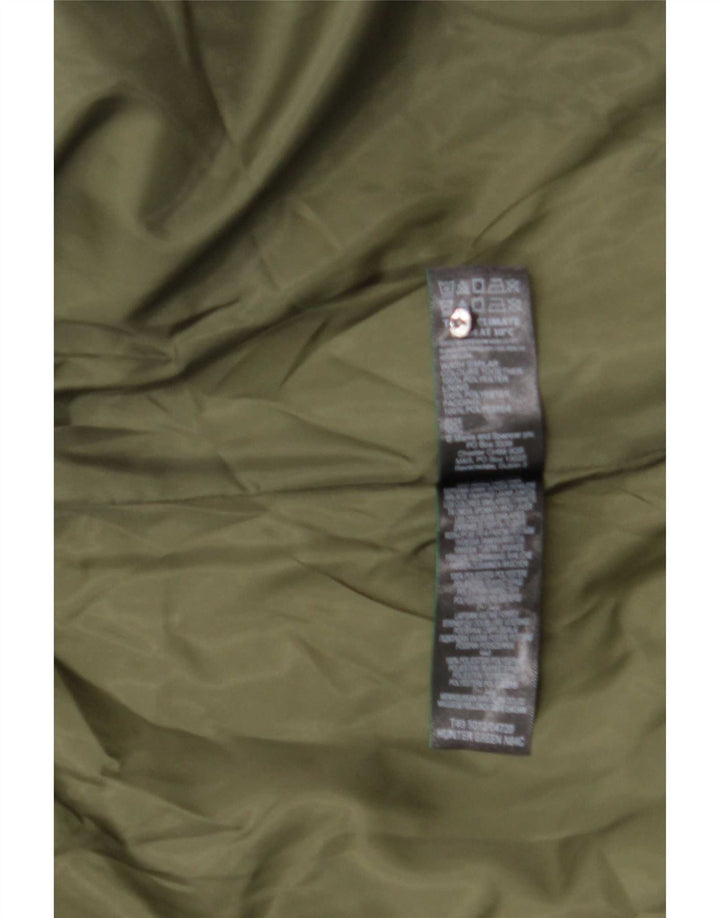 Marks & Spencer Damska kurtka z kapturem, oversize, wyściełana UK 10, mała, zielona