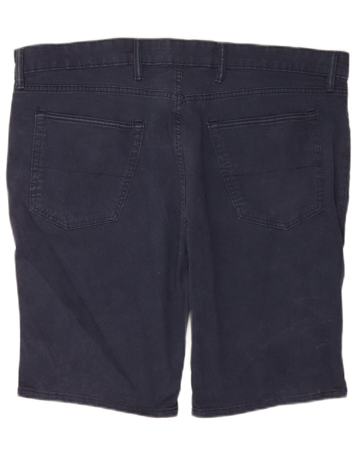 Marks & Spencer męskie szorty casual W40 XL granatowa bawełna