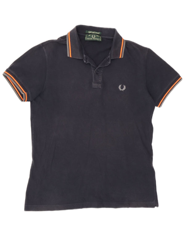 Męska koszulka polo Fred Perry, mała, granatowa, bawełniana