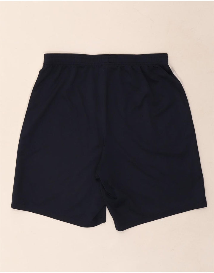 Męskie spodenki sportowe Nike Dri Fit, duży, granatowy, poliestrowy blok kolorów