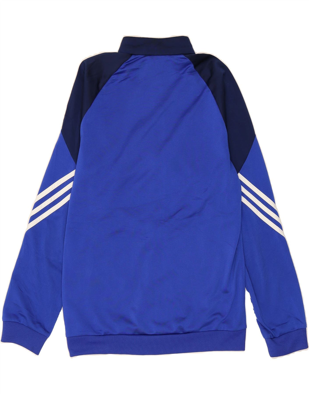 ADIDAS Mens Tracksuit Top Jacket Small Blue Colourblock Polyester Vintage Adidas and Second-Hand Adidas from Messina Hembry 