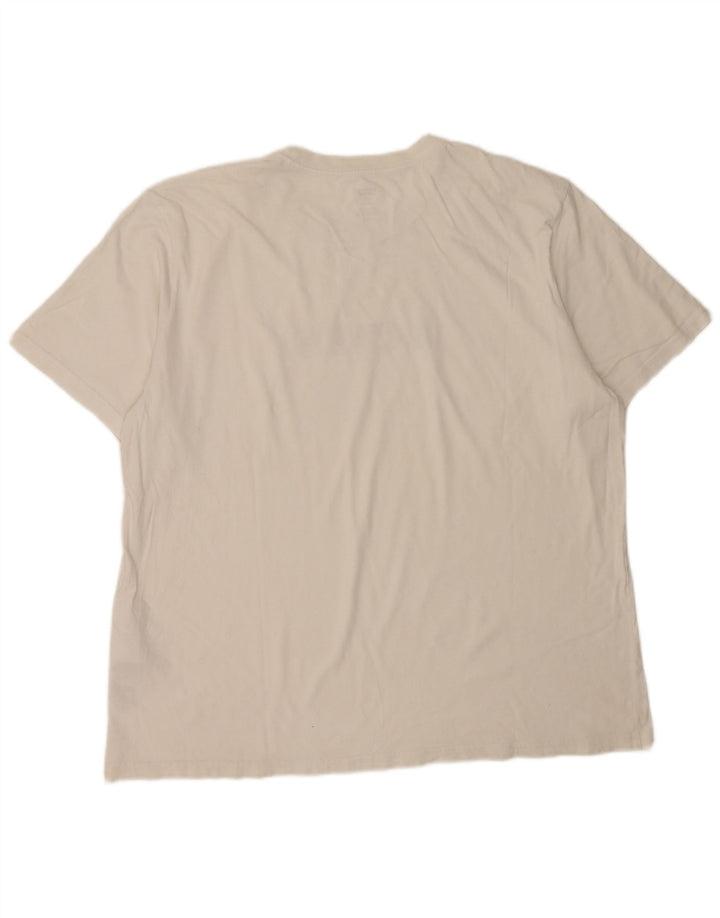 Męska koszulka z grafiką Levi's, góra XL, biała bawełna