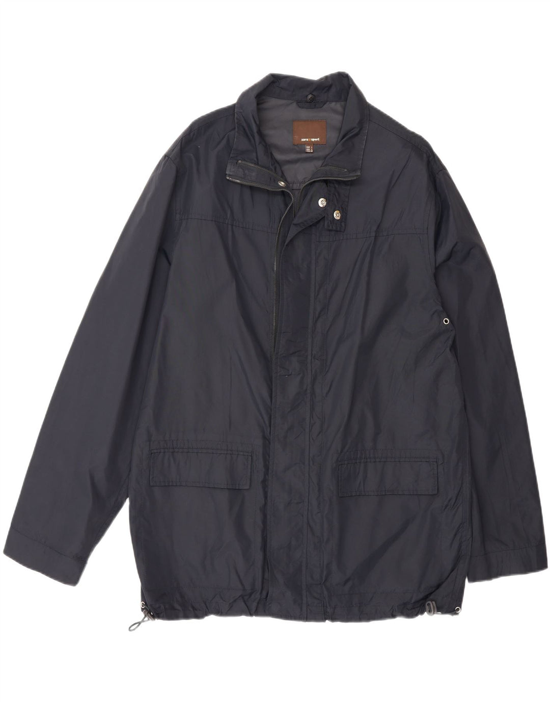 Męska kurtka Utility Jacket Zara UK 40, duża, granatowa, nylonowa