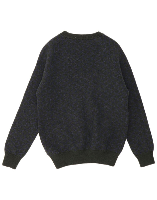 Damski sweter Reiss z dekoltem w łódkę UK 14 Średni zielony Argyle/Diament