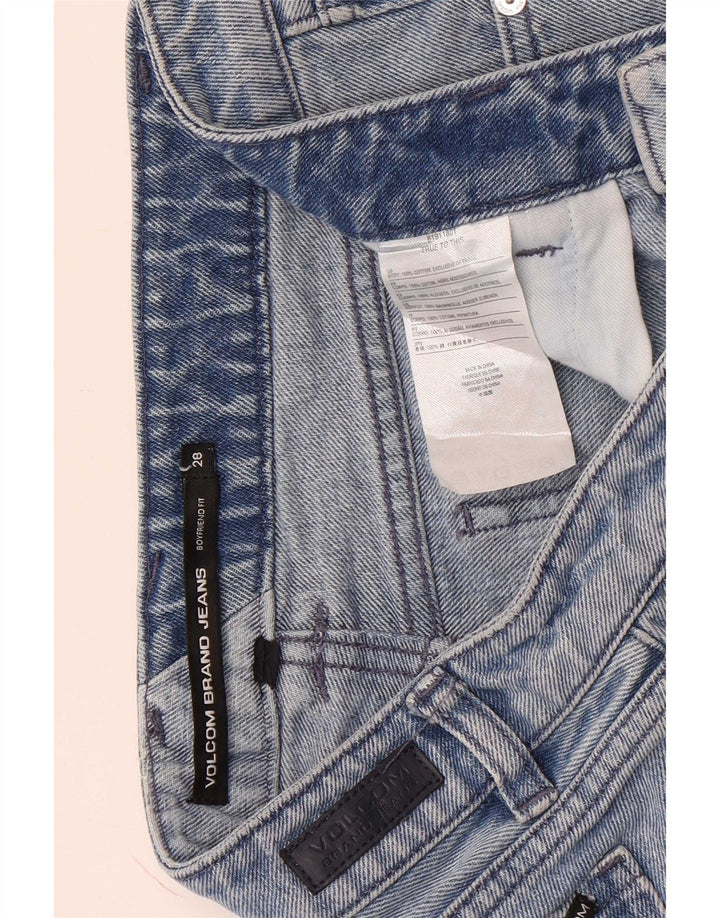 Damskie spodenki jeansowe Volcom Boyfriend Fit w trudnej sytuacji W28 Średnioniebieskie bawełniane