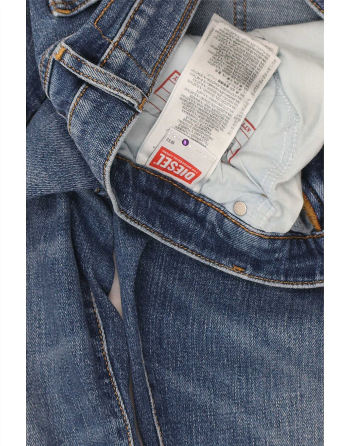 Damskie jeansy Diesel Slim W32 L30 Niebieskie bawełniane