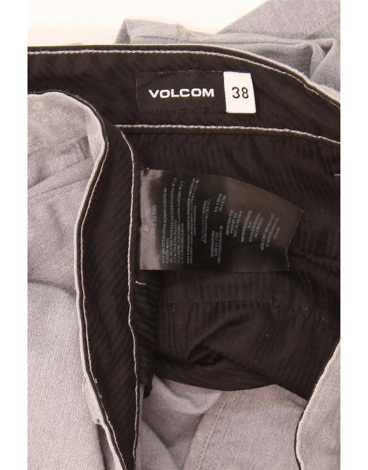 Męskie spodenki chino Volcom W38 XL, szara bawełna