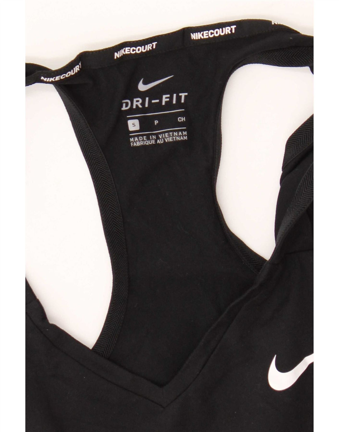 Damska kamizelka Nike Dri Fit Top UK 8, mała czarna