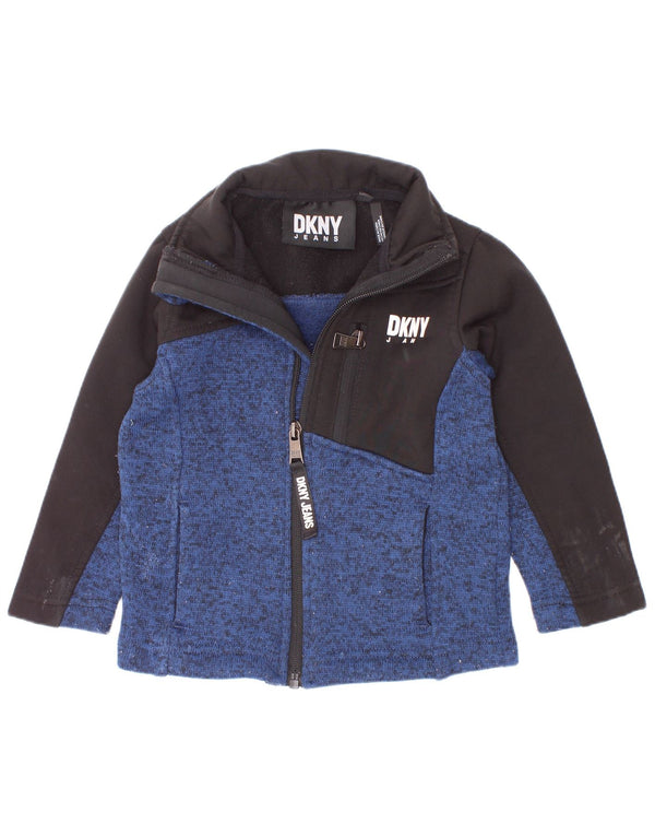 Kurtka dresowa Dkny Baby Boys 18-24 miesięcy, granatowa, z blokami kolorów