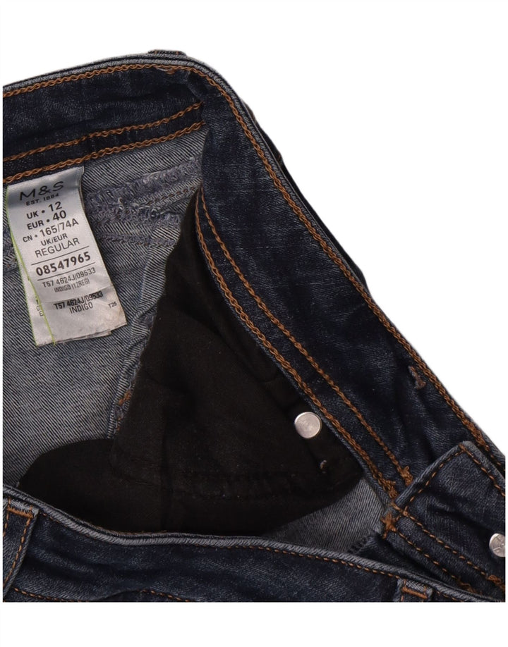 Marks & Spencer Damskie Per Una Slim Jeans UK 12 Medium W32 L30 Granatowe