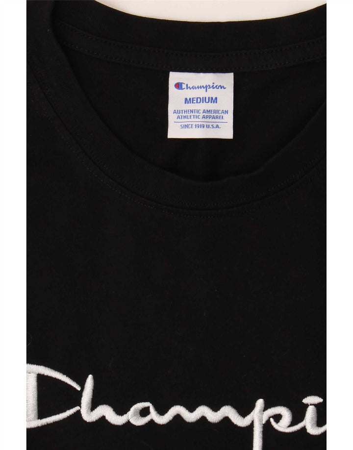 Damska koszulka graficzna Champion Top UK 12 Medium Black