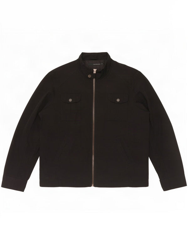 Męska kurtka bomberka Calvin Klein Jeans UK 44 2XL Czarna, bawełniana