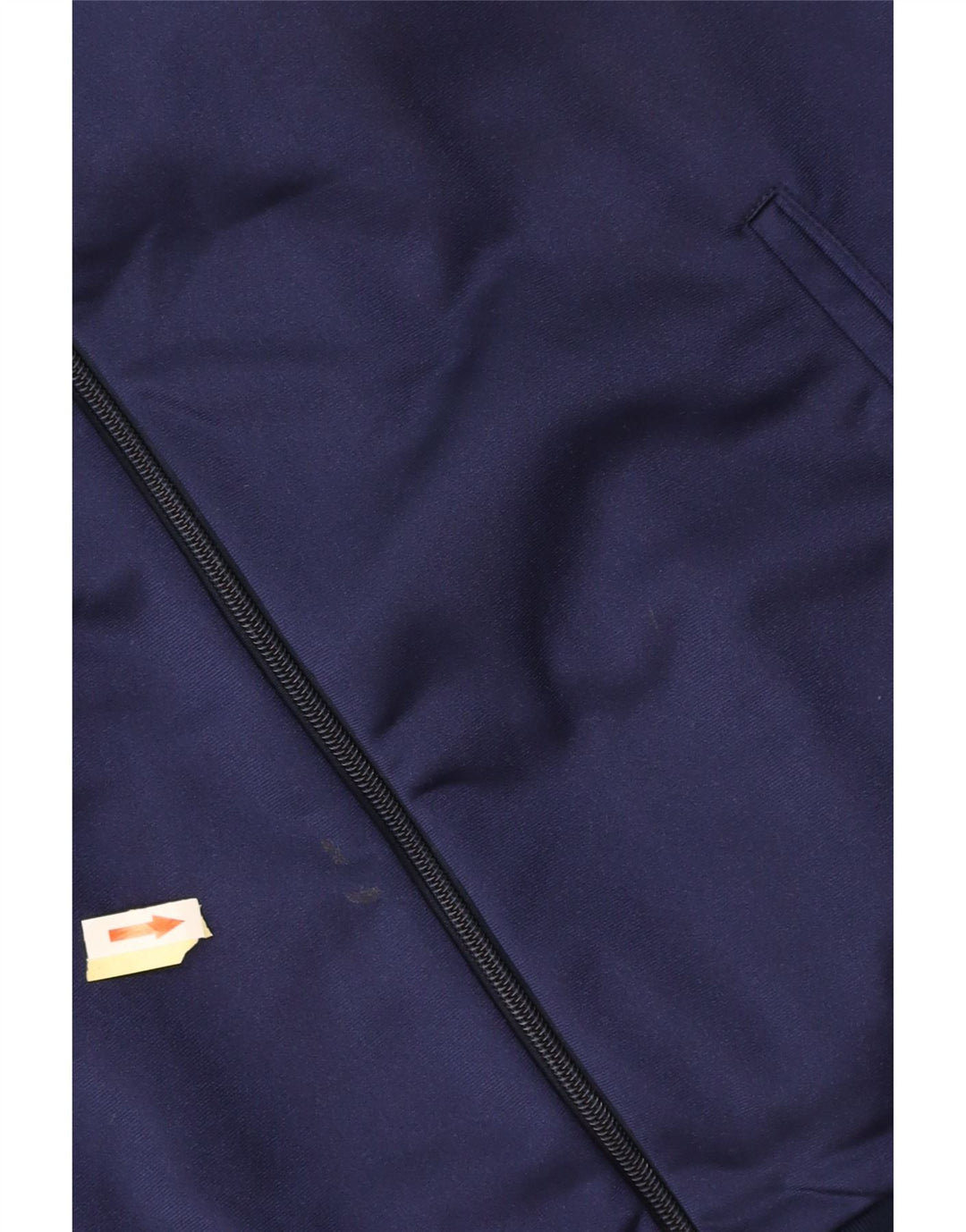 Męska kurtka dresowa ASICS z grafiką, duża granatowa, poliamidowa