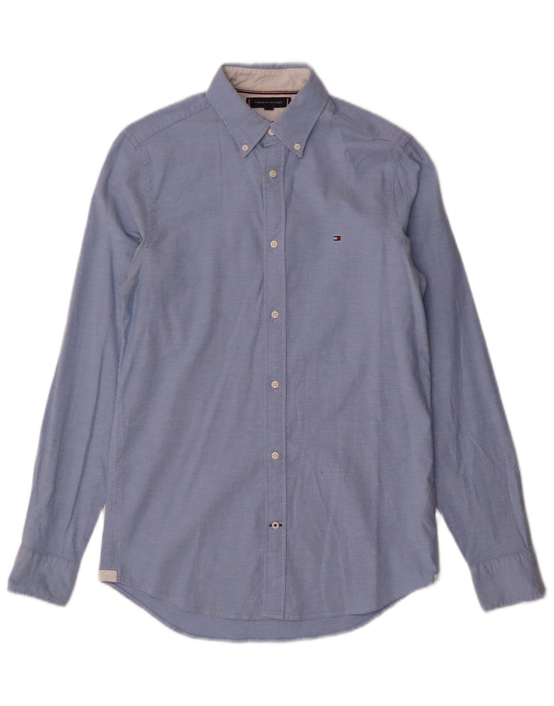Koszula męska Slim Fit Tommy Hilfiger, mała, niebieska, bawełniana
