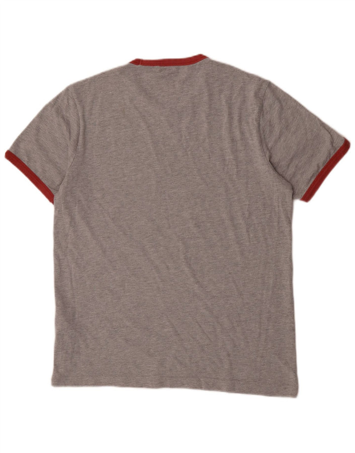 T-shirt męski Penguin, duży, szary, bawełniany