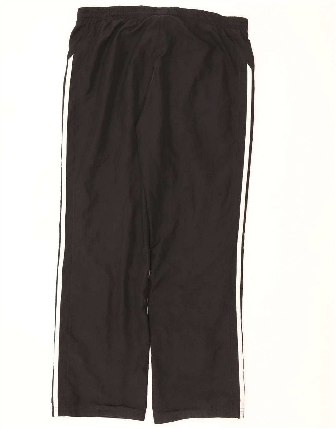 Damskie spodnie dresowe Adidas UK 14, duże, czarne, poliestrowe
