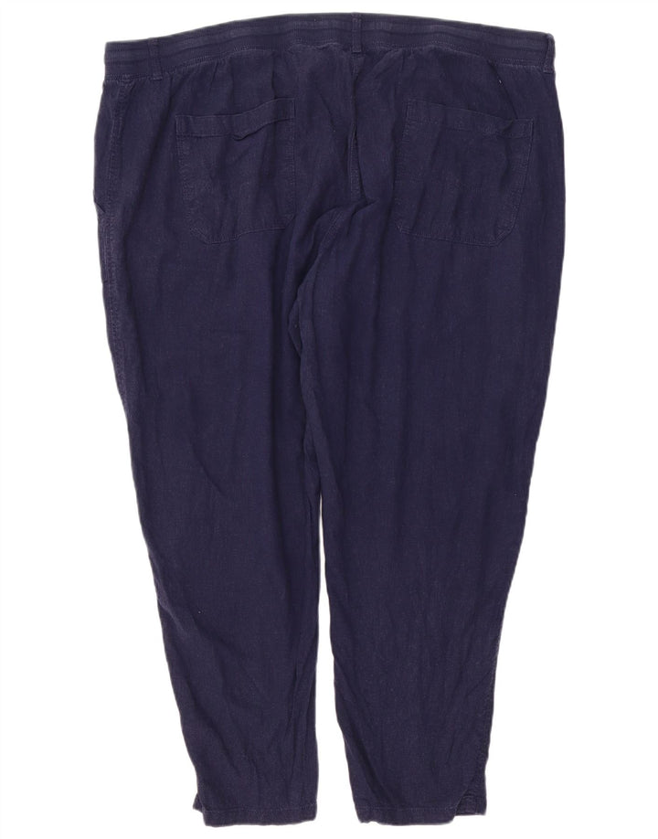 Spodnie damskie Marks & Spencer Slim Chino W46 L26 Granatowe