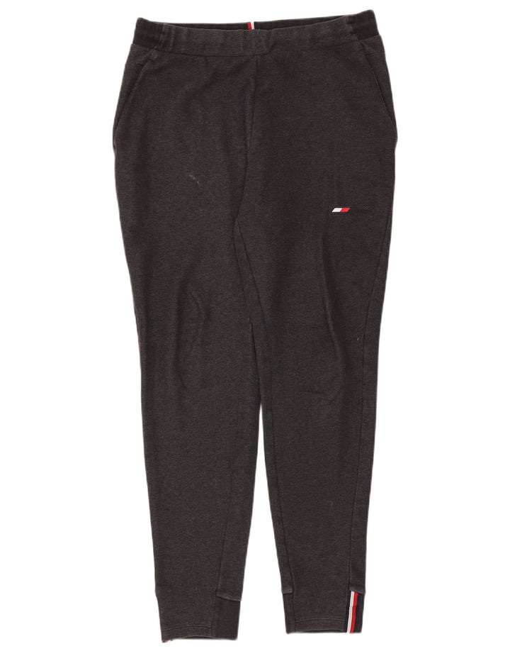 Męskie spodnie dresowe Tommy Hilfiger Joggers Średnioszary bawełniany