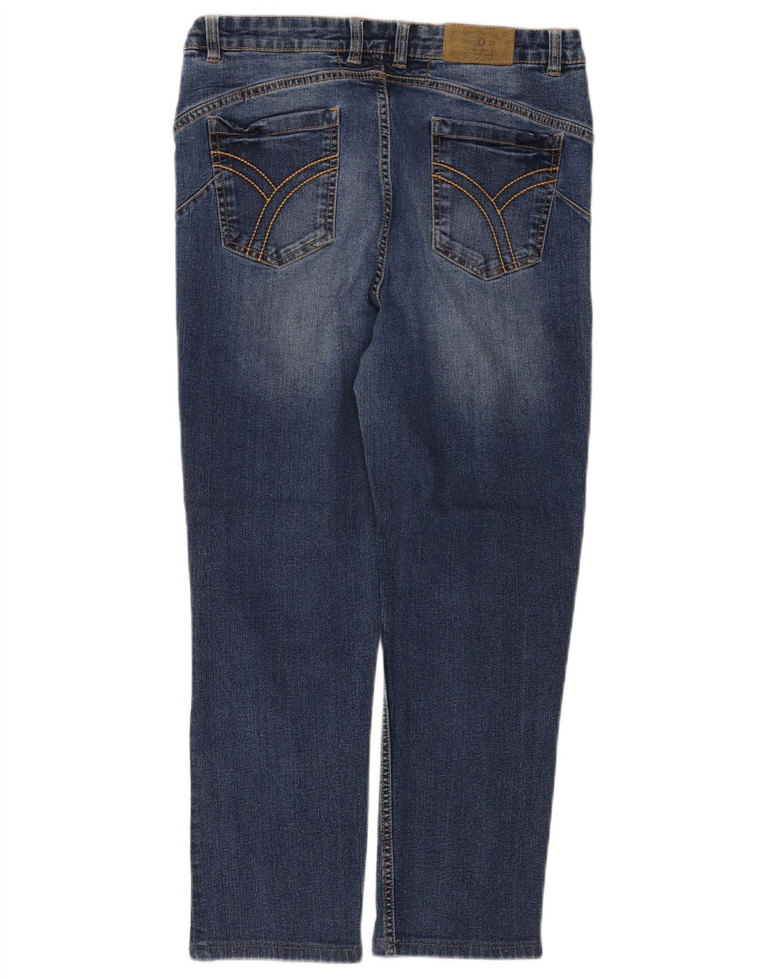 Damskie jeansy przycięte Dack's EU 46 XL W34 L25 Niebieskie bawełniane