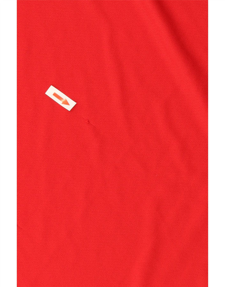 T-shirt męski Nike Dri Fit Top UK 34/36, mały, czerwony poliester
