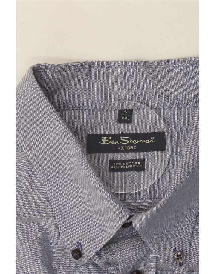 Męska koszula Oxford Ben Sherman 2XL, niebieska bawełna