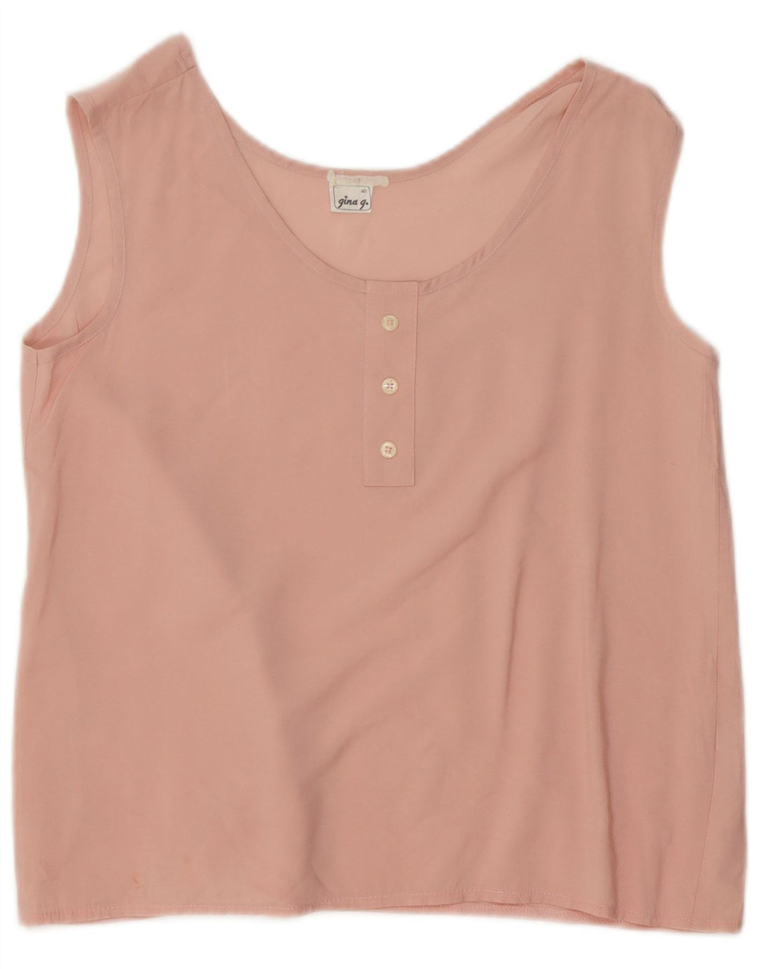 Vintage damska bluzka bez rękawów Top IT 40 Small Pink wiskoza