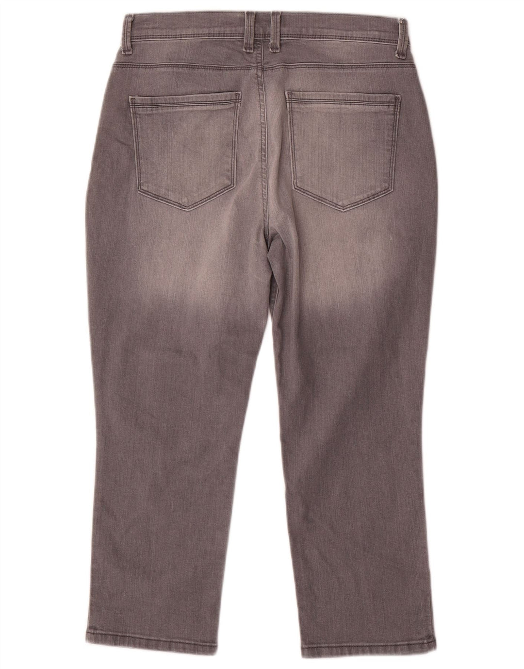 Damskie jeansy LEE Petite Capri US 10 Large W32 L23 Szara bawełna
