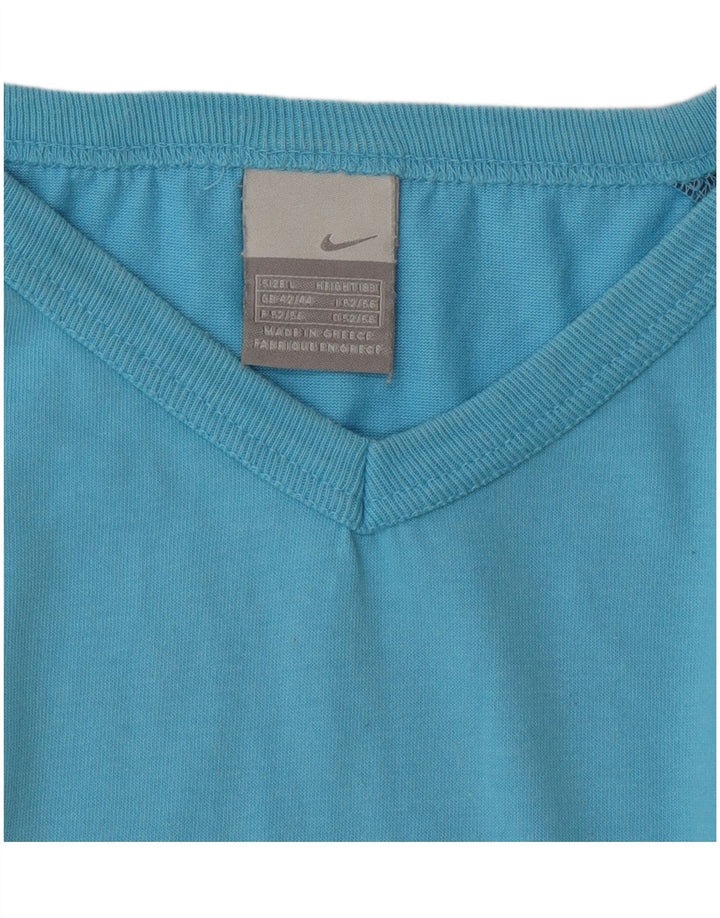 T-shirt męski Nike UK 42/44, duży niebieski blok kolorów