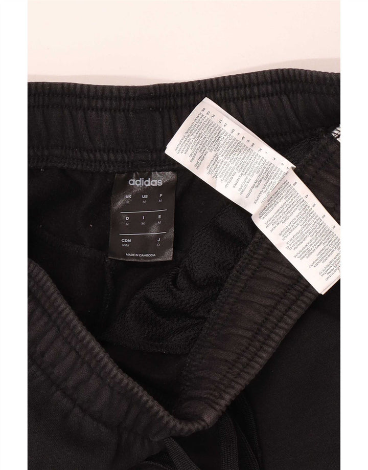 Męskie spodnie dresowe Adidas, średnie czarne, bawełniane